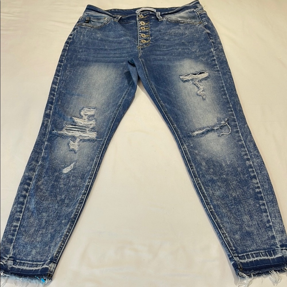 KANCAN SIZE 29 Distressed Blue Women's Jeans
